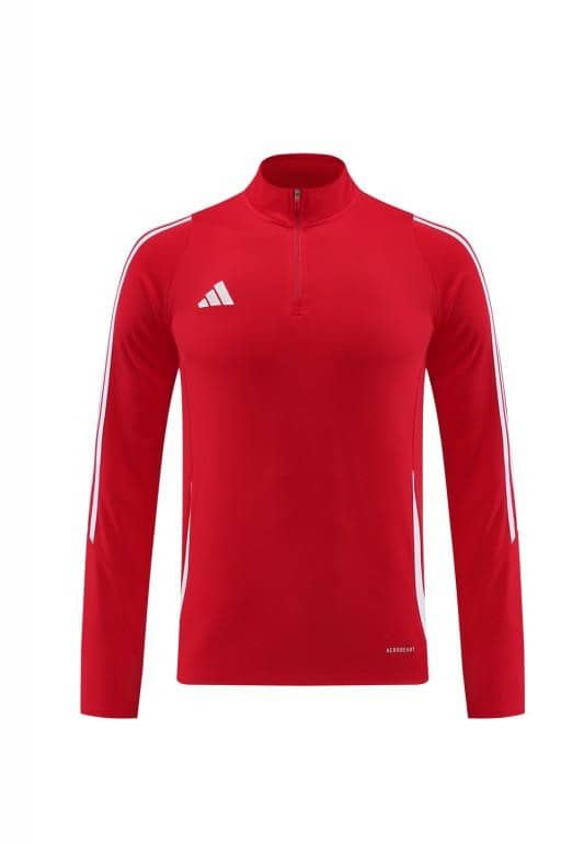 2024 Adidas Red Half Zipper Jacket+Pants - Image 13
