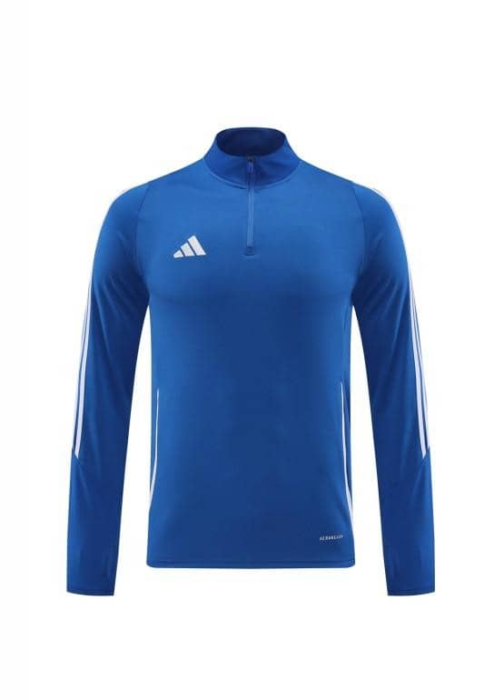 2024 Adidas Blue Half Zipper Jacket+Pants - Image 13