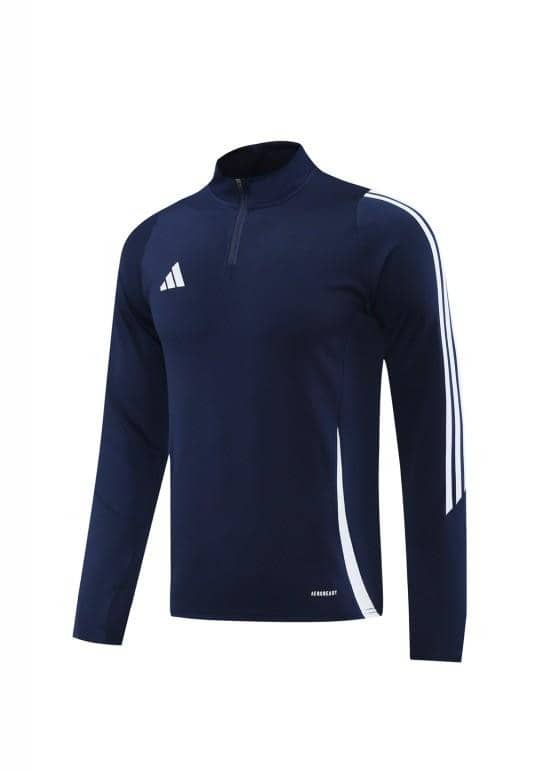 2024 Adidas Navy Half Zipper Jacket+Pants - Image 12