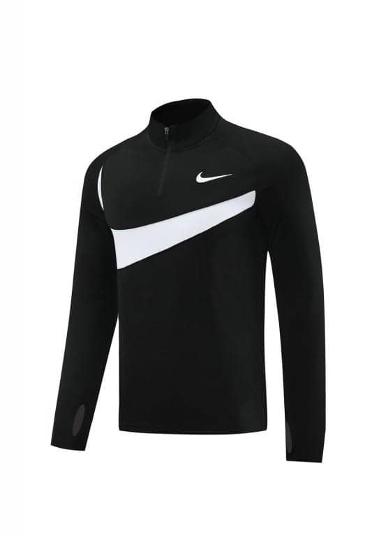 2024 Nike Black/White Half Zipper Jacket+Pants - Image 11