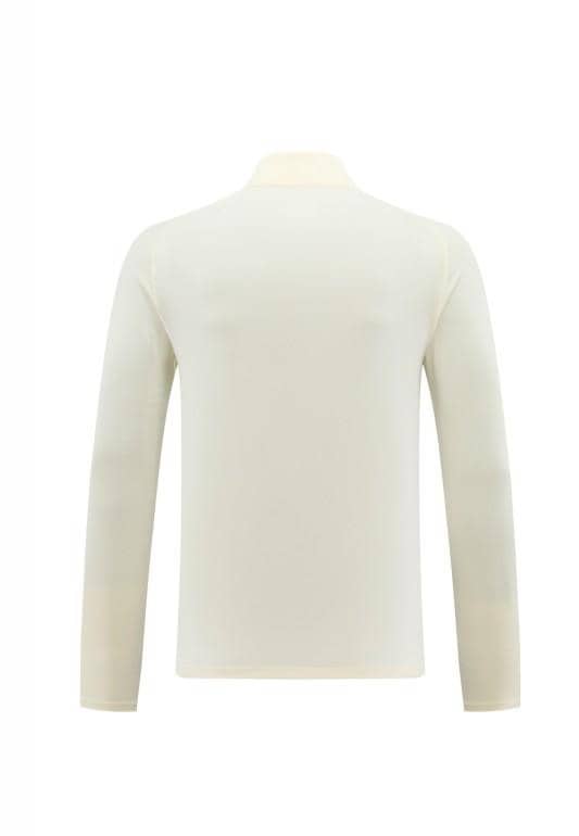 2024 Nike Light Yellow/Black Half Zipper Jacket+Pants - Image 14