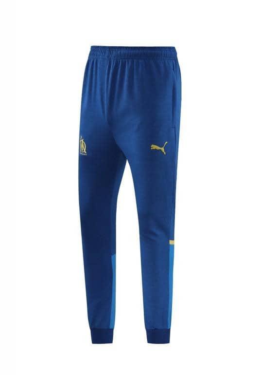 23/24 Olympique Marseille Blue Full Zipper Hoodie Jacket+Pants - Image 11