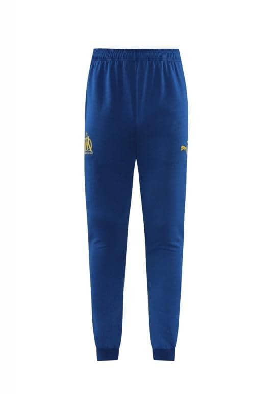 23/24 Olympique Marseille Blue Full Zipper Hoodie Jacket+Pants - Image 12