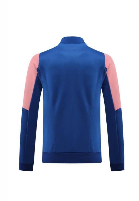 23/24  Olympique Lyonnais Lyon Blue/Pink Full Zipper Jacket+Pants - Image 14