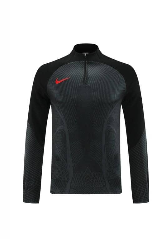 2024 Nike Black Half Zipper Jacket+Pants - Image 18