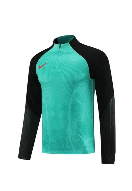 2024 Nike Green/Black Half Zipper Jacket+Pants - Image 3