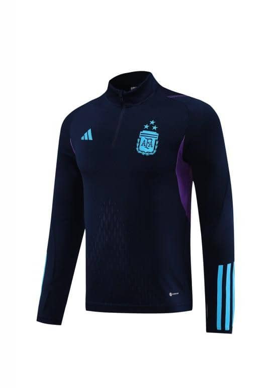2023 Argentina Navy Half Zipper Jacket+Pants - Image 7