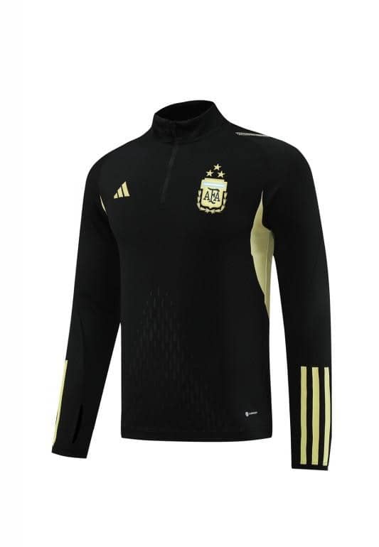 2023 Argentina Black Full Zipper Jacket+Pants - Image 15