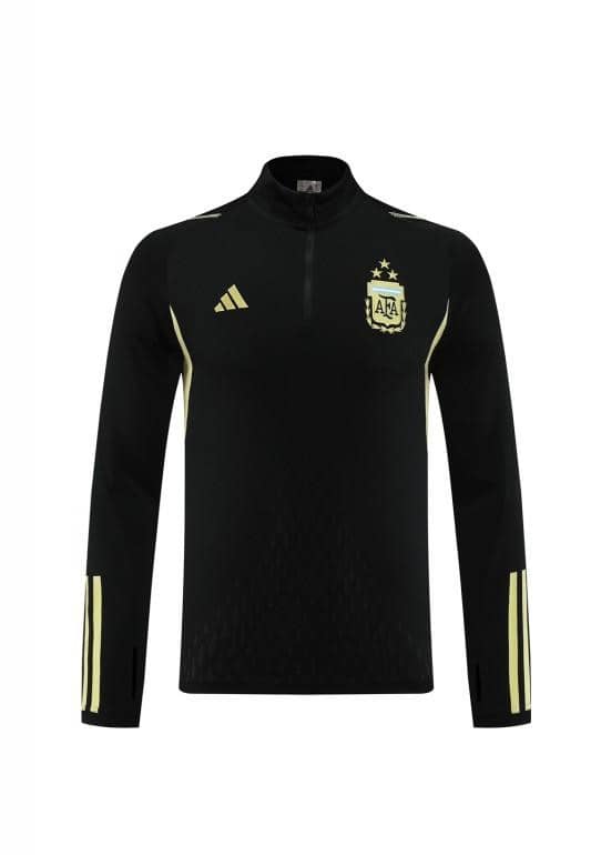 2023 Argentina Black Full Zipper Jacket+Pants - Image 16
