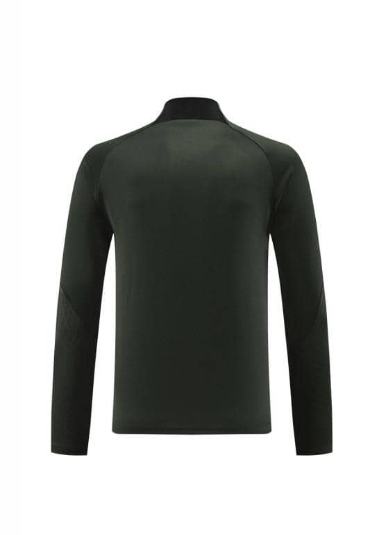 23/24 Barcelona Dark Green Half Zipper Jacket+Pants - Image 4