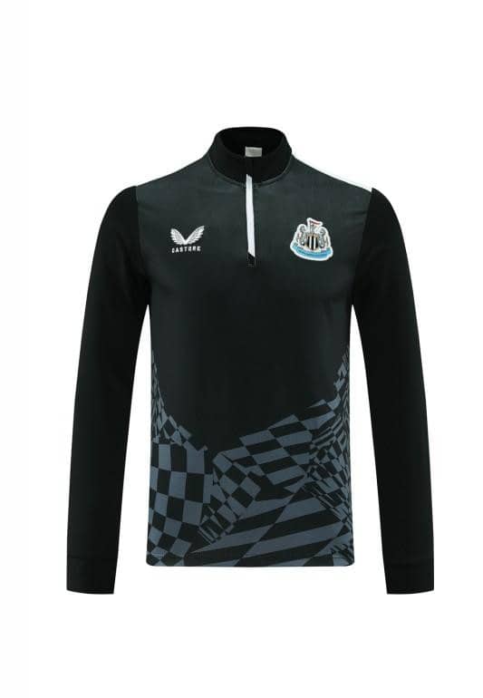 23/24 Newcastle United Black Half Zipper Jacket+Pants - Image 7