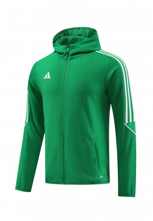 2023 Adidas Green Hoodie Full Zipper Jacket +Pants - Image 14