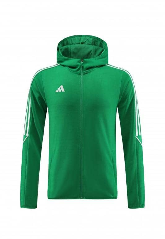 2023 Adidas Green Hoodie Full Zipper Jacket +Pants - Image 15