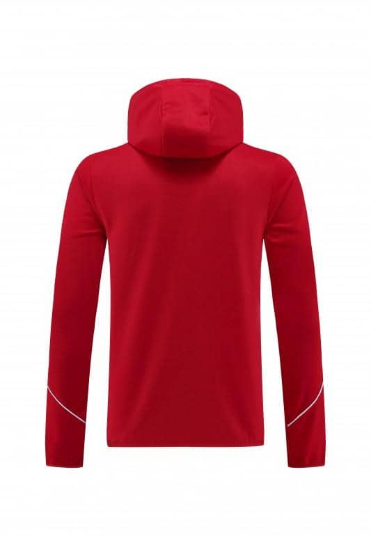2023 Adidas Red Hoodie Full Zipper Jacket +Pants - Image 16