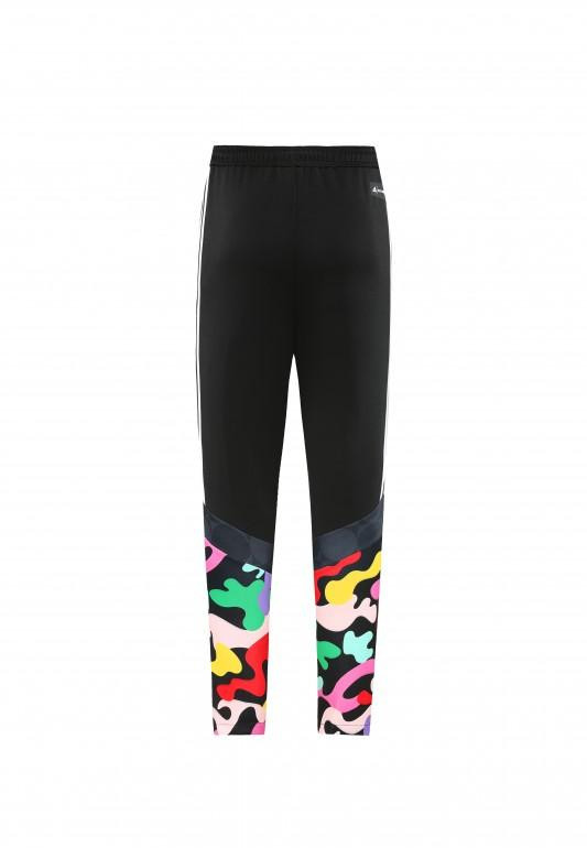 2023 Adidas Black Full Zipper Jacket With Colorful Sleeve+Pants - Image 15