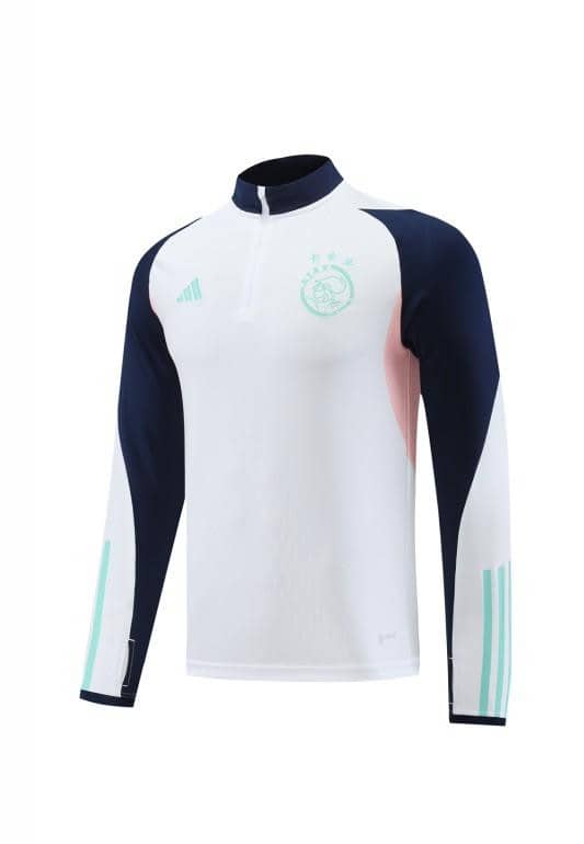 23/24 Ajax White Half Zipper Jacket+Pants - Image 10