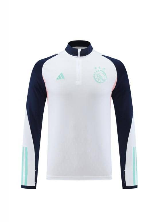 23/24 Ajax White Half Zipper Jacket+Pants - Image 11