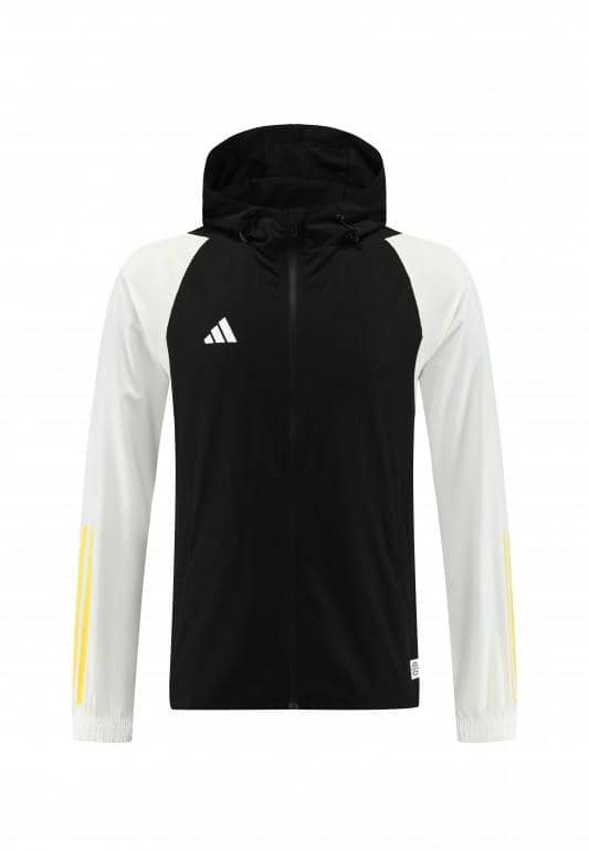 23/24 Adidas Black/White Full Zipper Jacket+Pants - Image 17