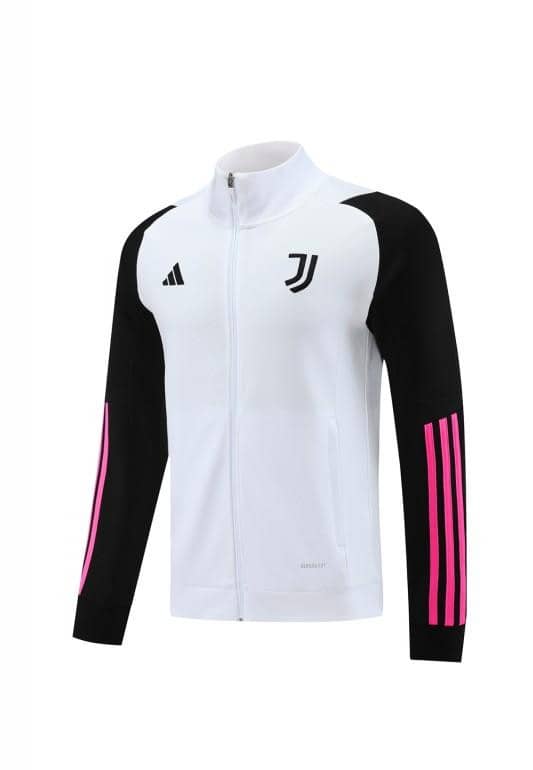 23/24 Juventus White Full Zipper Jacket+Pants - Image 16