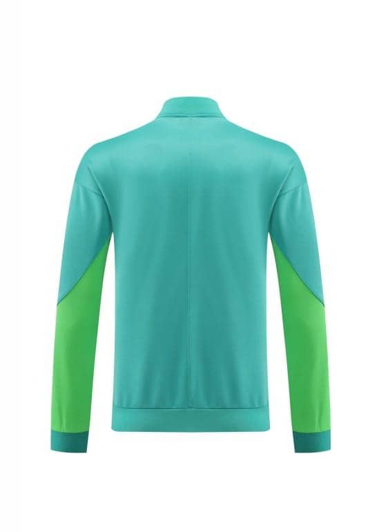 23/24 Brazil Green Full Zipper Jacket+Pants - Image 5