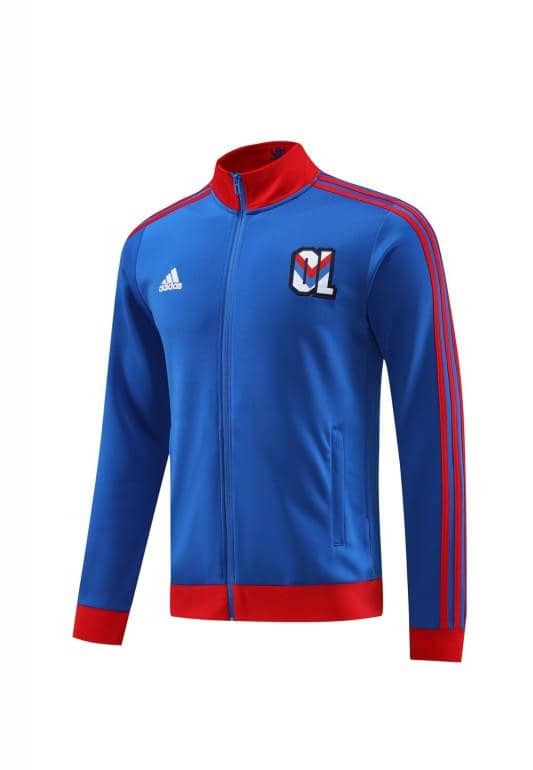 23/24 Olympique Lyonnais Blue Lyon Blue Full Zipper Jacket+Pants - Image 7