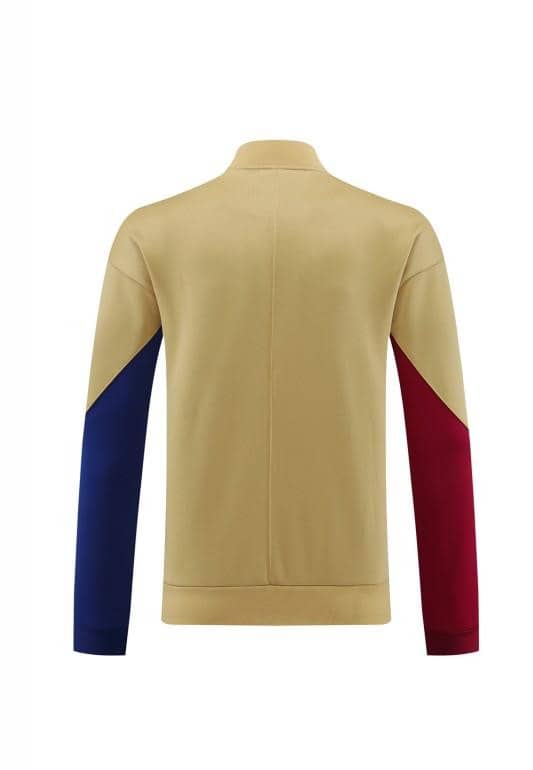 23/24 Barcelona khaki Full Zipper Jacket+Pants - Image 13