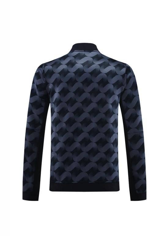 23/24 Real Madrid Black Full Zipper Jacket+Pants - Image 8