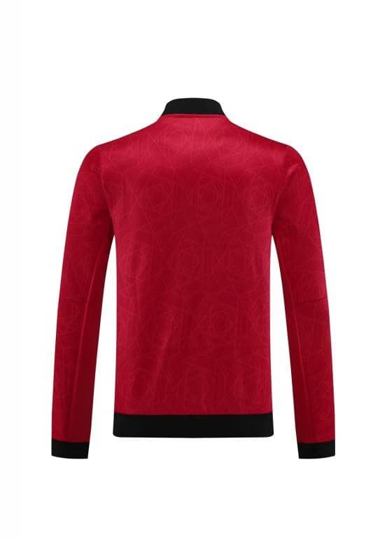 23/24 Manchester United Red Full Zipper Jacket+Pants - Image 8
