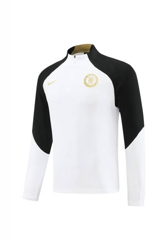 23/24 Chelsea White  Half Zipper Jacket+Pants - Image 4
