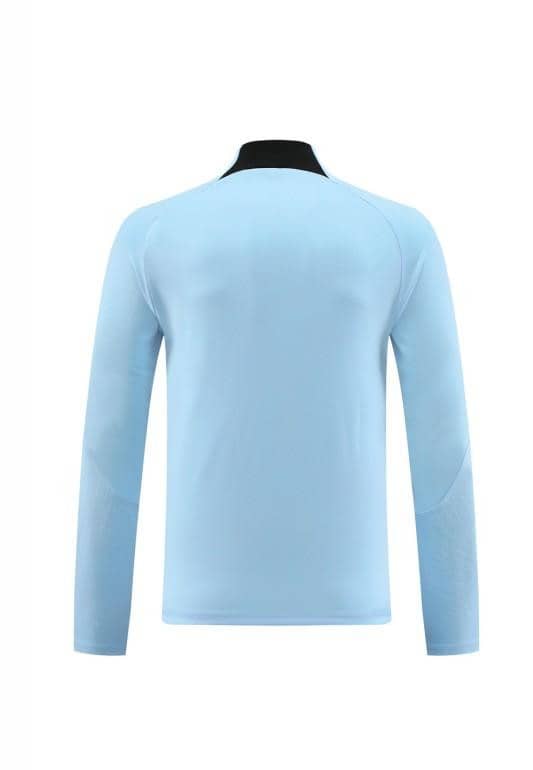 23/24 Inter Milan Light Blue Half Zipper Jacket+Pants - Image 5