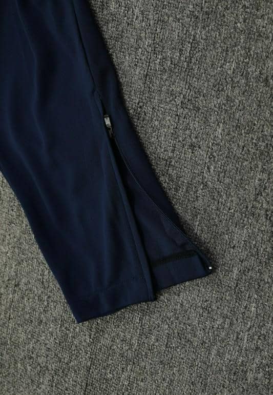 23/24 Al-Nassr Black/Blue Half Zipper Jacket +Pants - Image 2