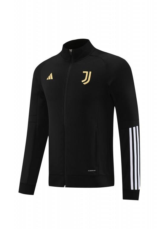 23/24 Juventus Black Full Zipper Jacket+Pants - Image 9