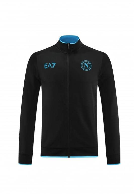 23/24 Napoli Black Full Zipper Jacket+Pants - Image 17