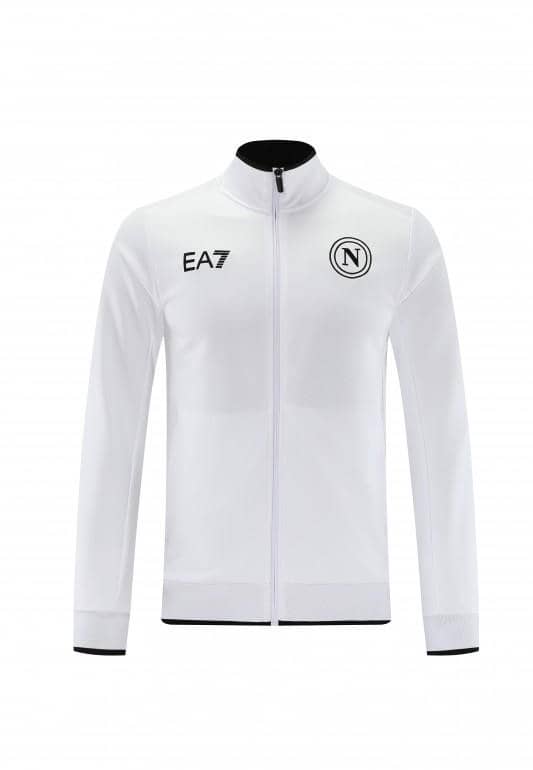 23/24 Napoli White Full Zipper Jacket+Pants - Image 12
