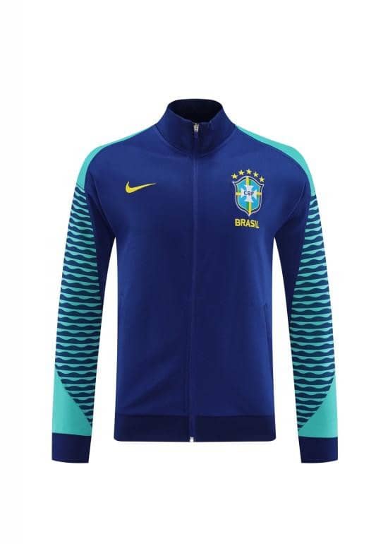 23/24 Brazil Blue Full Zipper Jacket+Pants - Image 11