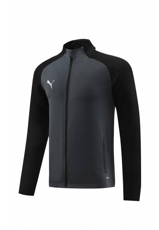 23/24 PUMA Black/Grey Full Zipper Hooide Jacket+Pants - Image 9