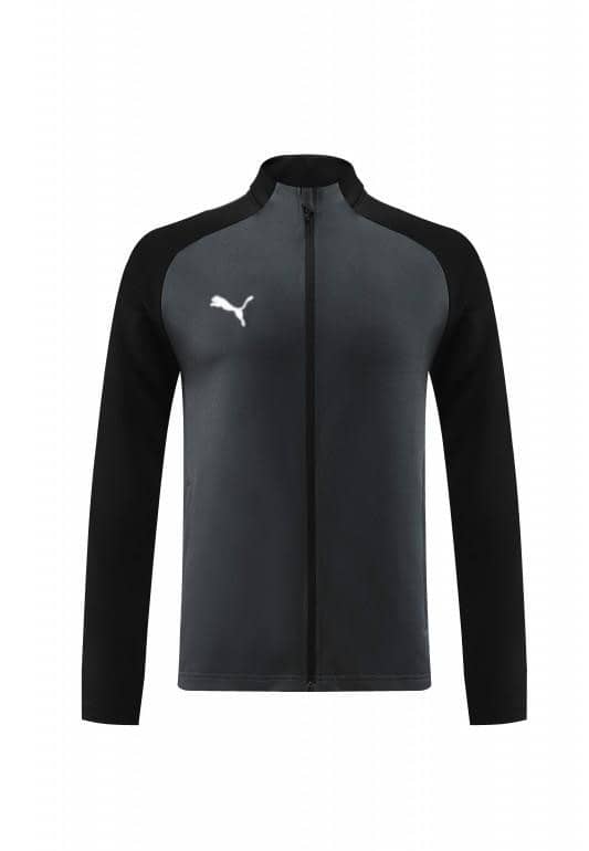 23/24 PUMA Black/Grey Full Zipper Hooide Jacket+Pants - Image 10