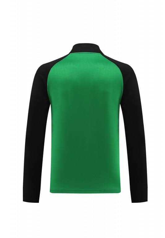 23/24 PUMA Black/Green Full Zipper Hooide Jacket+Pants - Image 6
