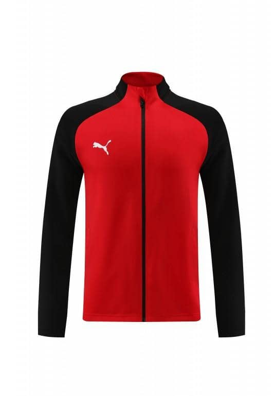 23/24 PUMA Black/Red Full Zipper Hooide Jacket+Pants - Image 4