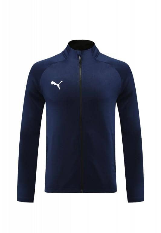 23/24 PUMA Navy Full Zipper Hooide Jacket+Pants - Image 4