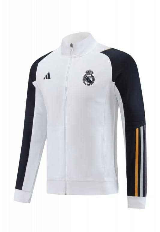 23/24 Real Madrid White/Navy Full Zipper +Pants - Image 12