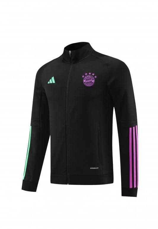 23/24 Bayern Munich Black/Purple Full Zipper +Pants - Image 17