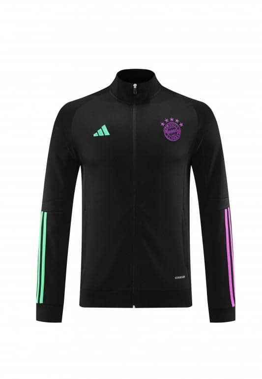 23/24 Bayern Munich Black/Purple Full Zipper +Pants - Image 18
