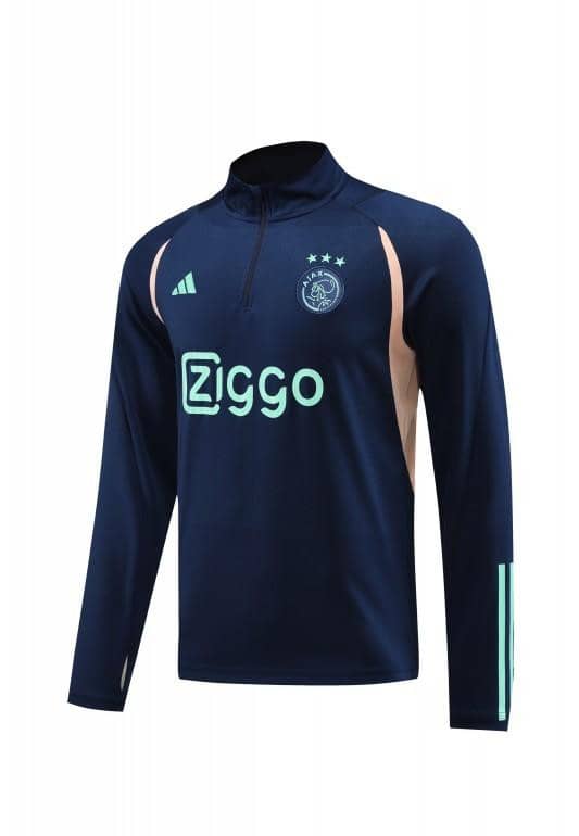 23/24 Ajax Navy Half Zipper Jacket+ Pants - Image 6