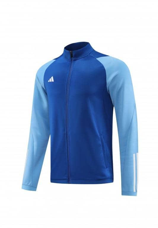 23/24 Adidas Blue Full Zipper Jacket+Pants - Image 5