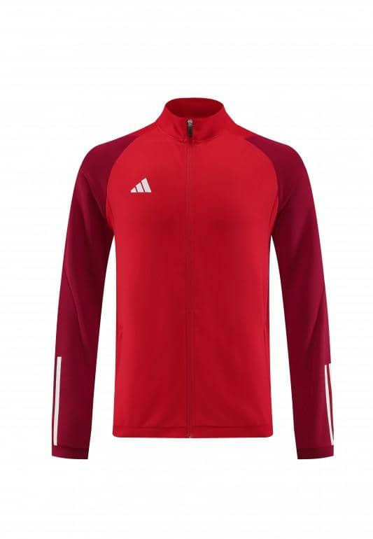 23/24 Adidas Wine Full Zipper Jacket+Pants - Image 7