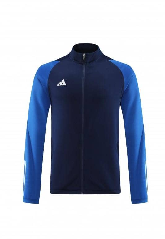 23/24 Adidas Black Blue Full Zipper Jacket+Pants - Image 8