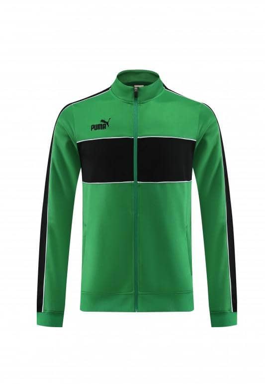 23/24 Puma Green Black Full Zipper Jacket+Pants - Image 6