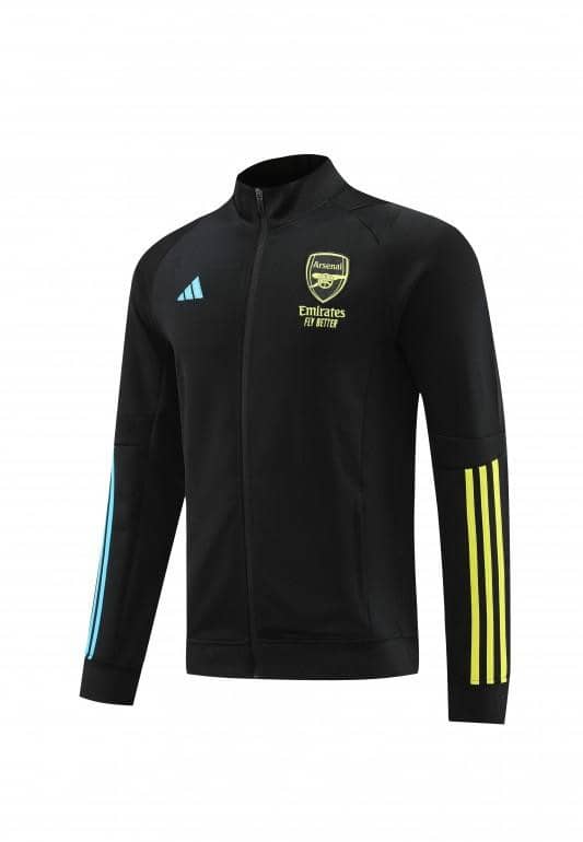 23/24 Arsenal Yellow Purple Full Zipper Jacket+Pants - Image 7