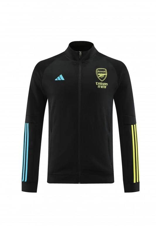 23/24 Arsenal Yellow Purple Full Zipper Jacket+Pants - Image 8